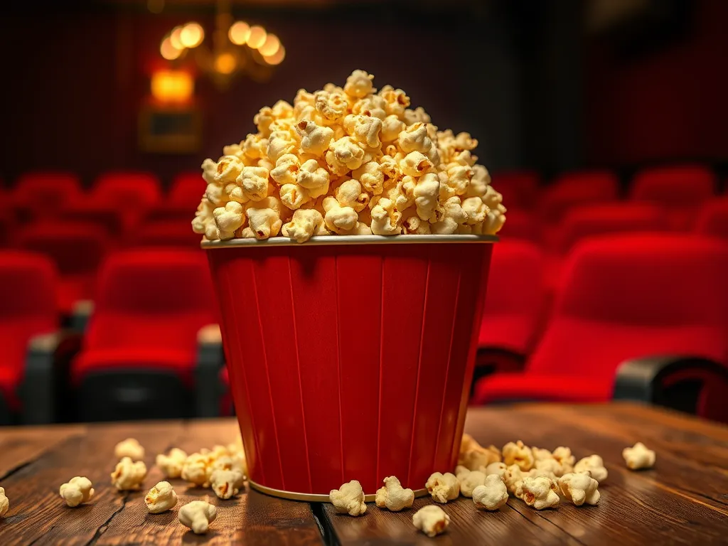 Ile kcal ma popcorn w kinie?